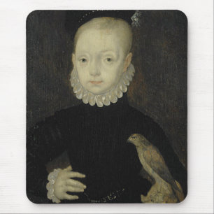 König James VI mit Sparrow Hawk - 1574 Mousepad