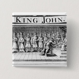 König John übergibt seine Krone Button