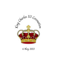 König Karl III. Krönung der Untersetzer