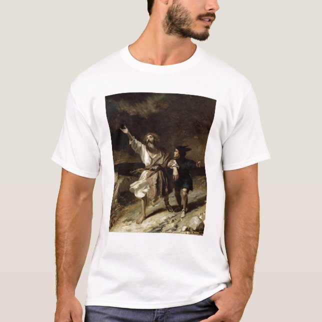 König Lear und der Dummkopf im Sturm T-Shirt (Vorderseite)