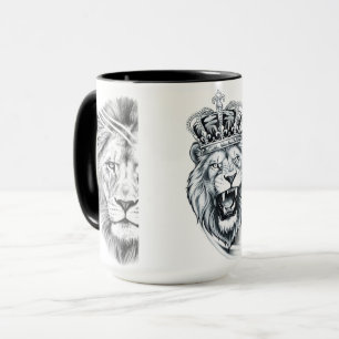 König Löwe Stärke Grafik Tasse