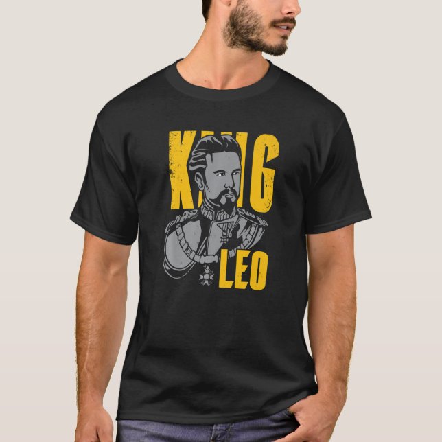 König Ludwig II. von Bayern Premium T-Shirt (Vorderseite)