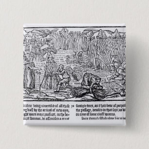 König Malcolm von Schottland Button