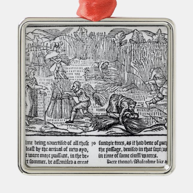 König Malcolm von Schottland Ornament Aus Metall (Vorne)