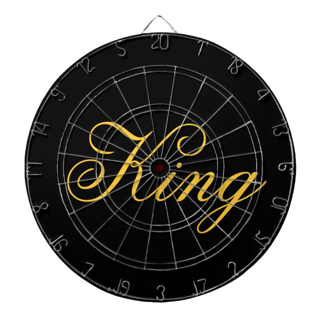 König Metal Cage Dartboard Dartscheibe (vorne)