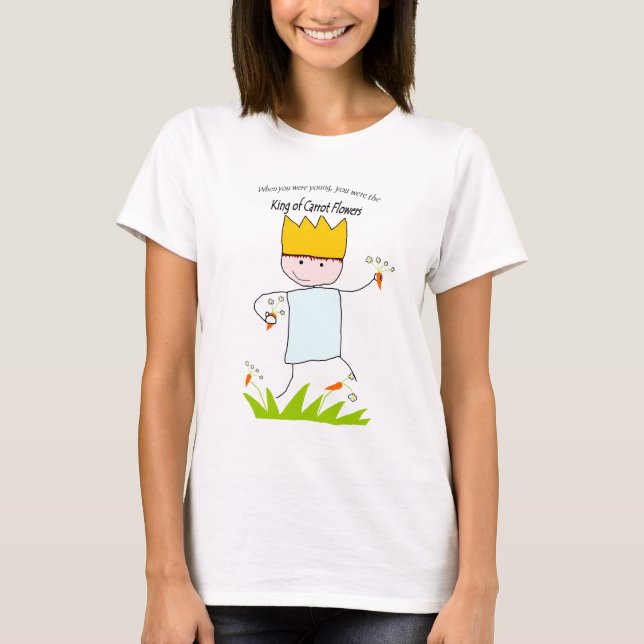 König Of Carrot Flowers T-Shirt (Vorderseite)