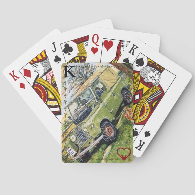 König Of Hearts Spielkarten (Rückseite)