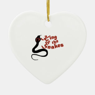 König Of The Snakes Keramik Ornament