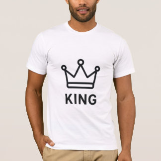 König passende Hemden – Minimale Kronenlinie T-Shirt