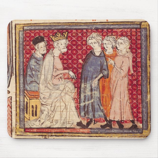 König Philippe I, Grandes Chroniques De Frankreich Mousepad (Vorne)