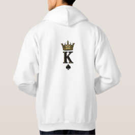 König Pik K – Minimal Couple Matching Design Hoodie