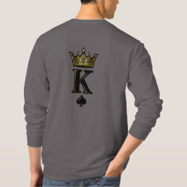 König Pik K – Minimal Couple Matching Design T-Shirt