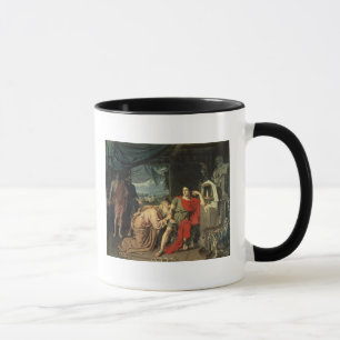 König Priam, das Achilleus um Rückkehr von bitte Tasse