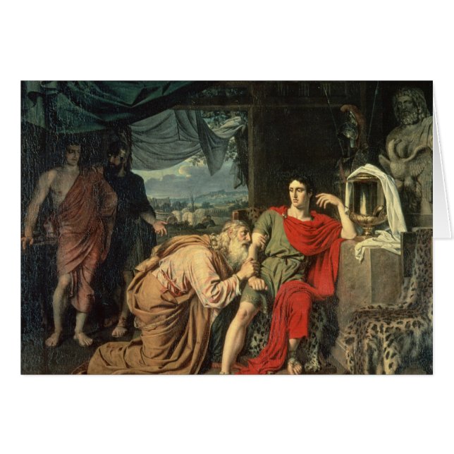 König Priam, das Achilleus um Rückkehr von bittet (Vorderseite (Horizontal))