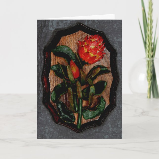 König Protea Karte (Vorderseite)