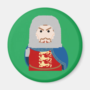 König Richard I (das Lionheart) von England Magnet