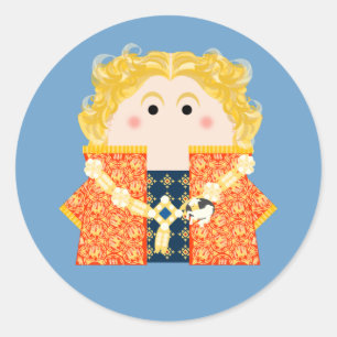 König Richard II. von England Runder Aufkleber