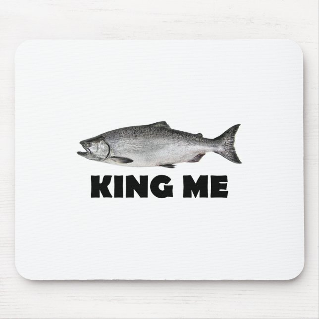 König Salmon Fischen  Mousepad (Vorne)