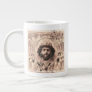 König Salomo umgeben von tanzenden Mädchen Jumbo-Tasse