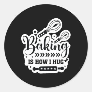 König So umarme ich Lustiger König Mütter Cookies Runder Aufkleber