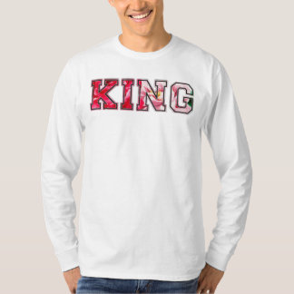 König Text Graffiti-Style-Lettering T-Shirt