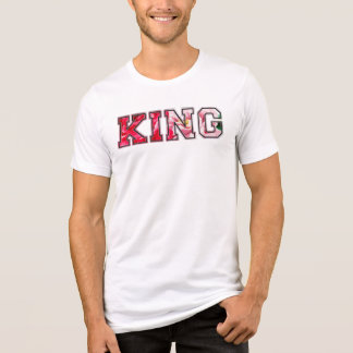 König Text Graffiti-Style-Lettern Tri-Blend Shirt