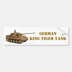 KÖNIG TIGER AUTOAUFKLEBER