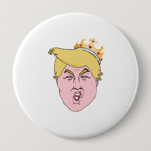 König Trump Button