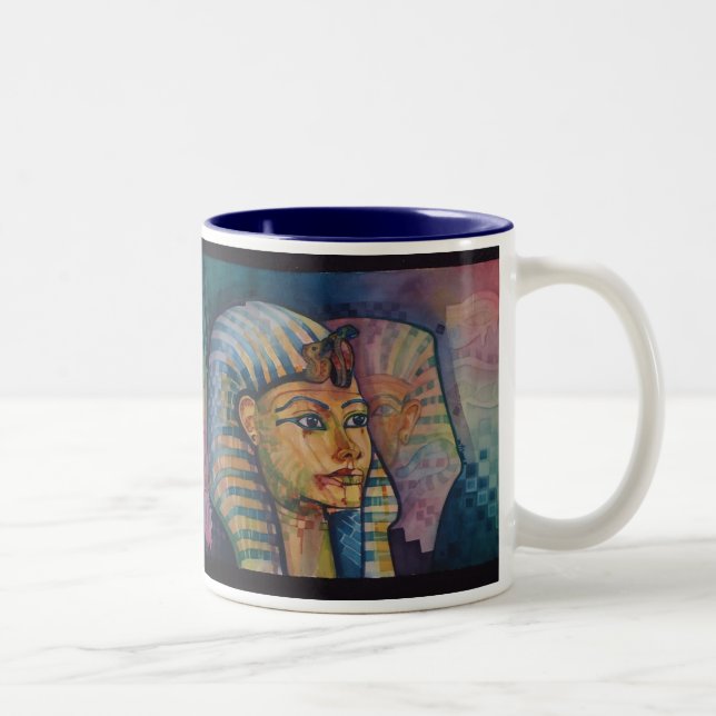 König Tut_2 Zweifarbige Tasse (Rechts)