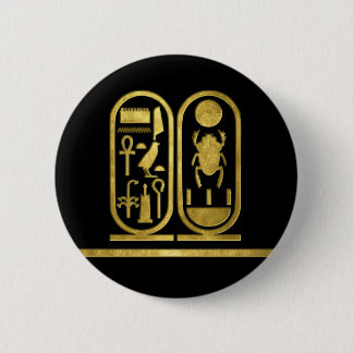 König Tut Cartouche Button
