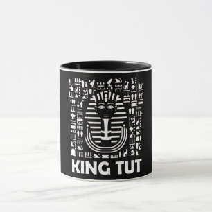 König Tut Pharao ägyptisches Hieroglyphen Alphabet Tasse