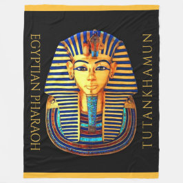 König Tutankhamun alter ägyptischer Pharao Fleecedecke