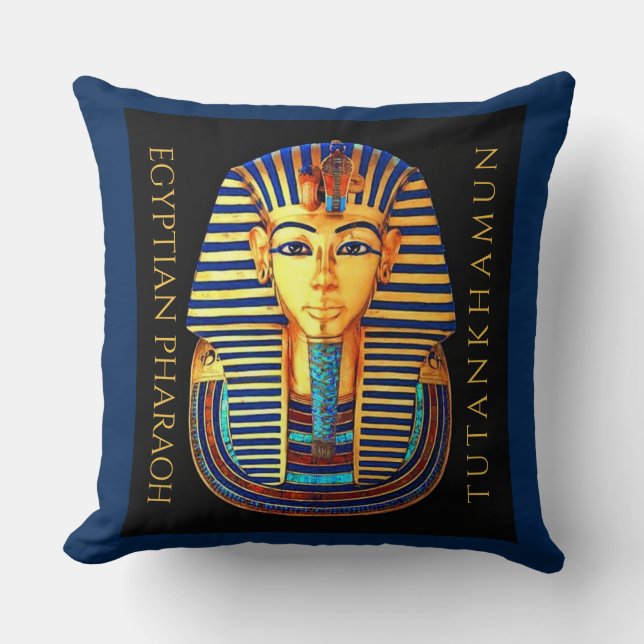 König Tutankhamun alter ägyptischer Pharao Kissen (Vorderseite)