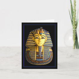 König Tutankhamun, Goldmaske, Pharao in Ägypten Karte