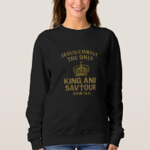 König und Erlöser – Grundlegende Sweatshirts für F