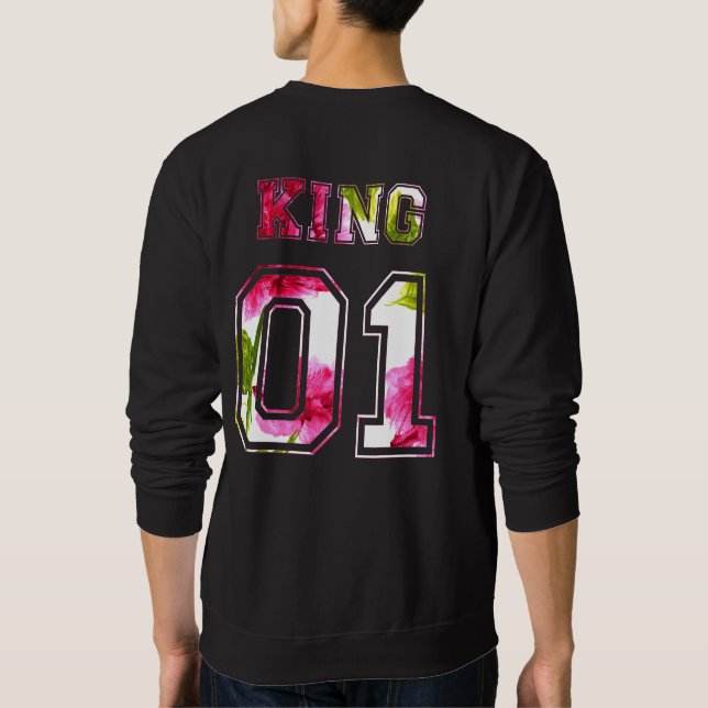 König und Königin 01 Sweatshirt (Rückseite)