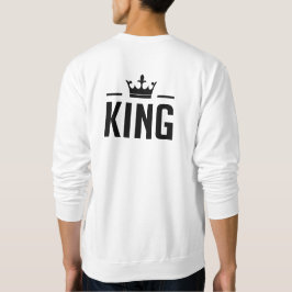 König und Königin Sweatshirt
