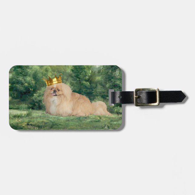 König und Schloss Gepäckanhänger (Vorderseite horizontal)