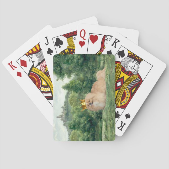König und Schloss Spielkarten (Rückseite)