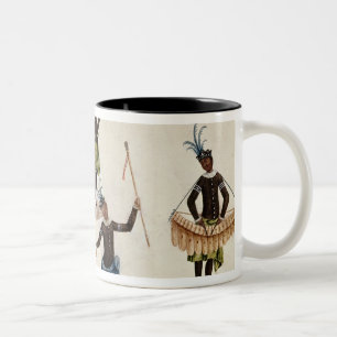 König und seine Reihe Zweifarbige Tasse