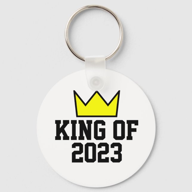 König von 2023 schlüsselanhänger (Vorderseite)
