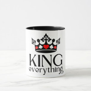 König von allem Krone Poker Tasse