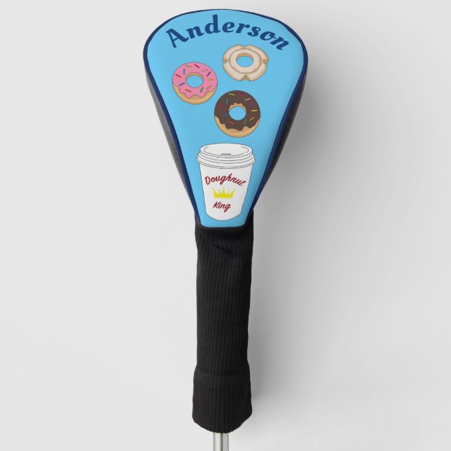 König von Doughnut Golf Headcover (Vorderseite)