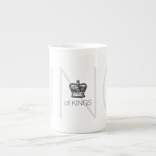 König von Königen Mug - wählen Sie Ihre Größe vor Prozellantasse (Vorderseite)