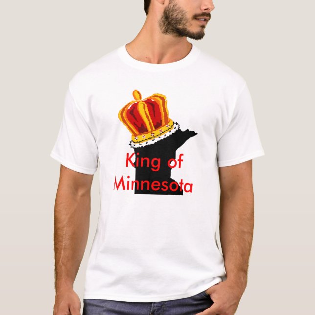 König von Minnesota T-Shirt (Vorderseite)