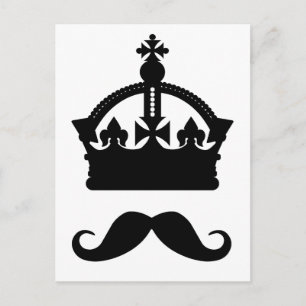 König von Mustaches Postkarte