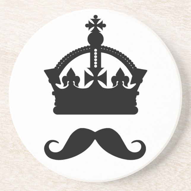 König von Mustaches Untersetzer (Vorne)