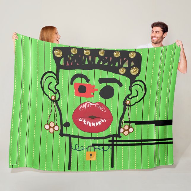 König von Nigeria FLEECE BLANKET! (Beispiel)