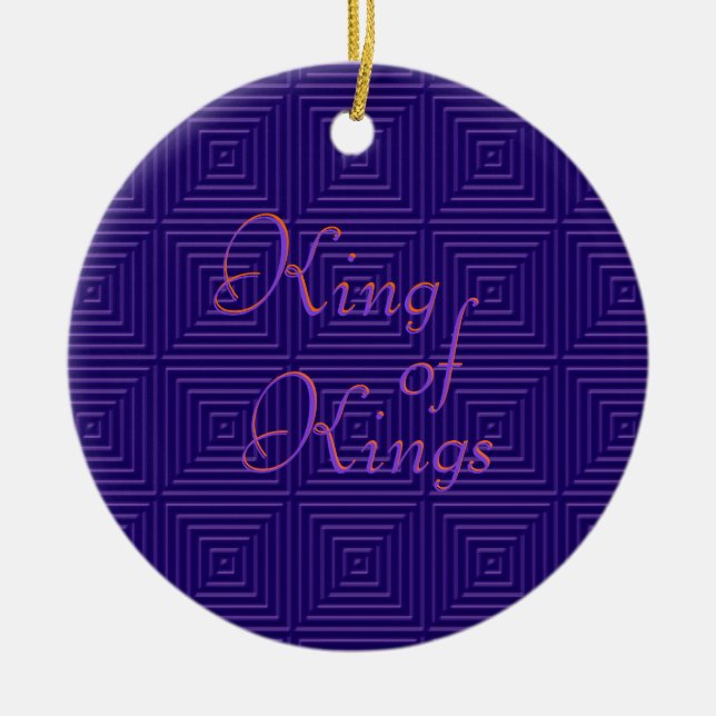 König von Verzierung Könige Christmas Keramikornament (Vorne)