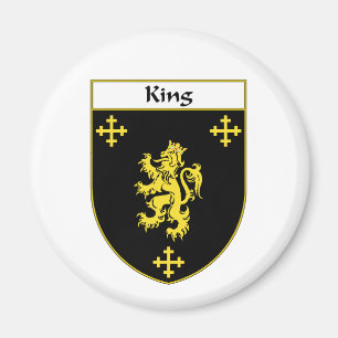 König Wappen/Familienwappen Magnet